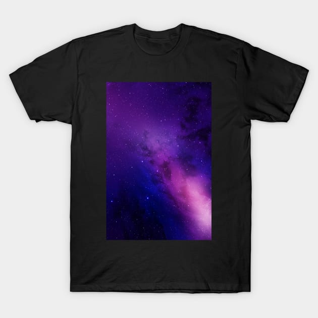 Blue Galaxy T-Shirt by Dawaly